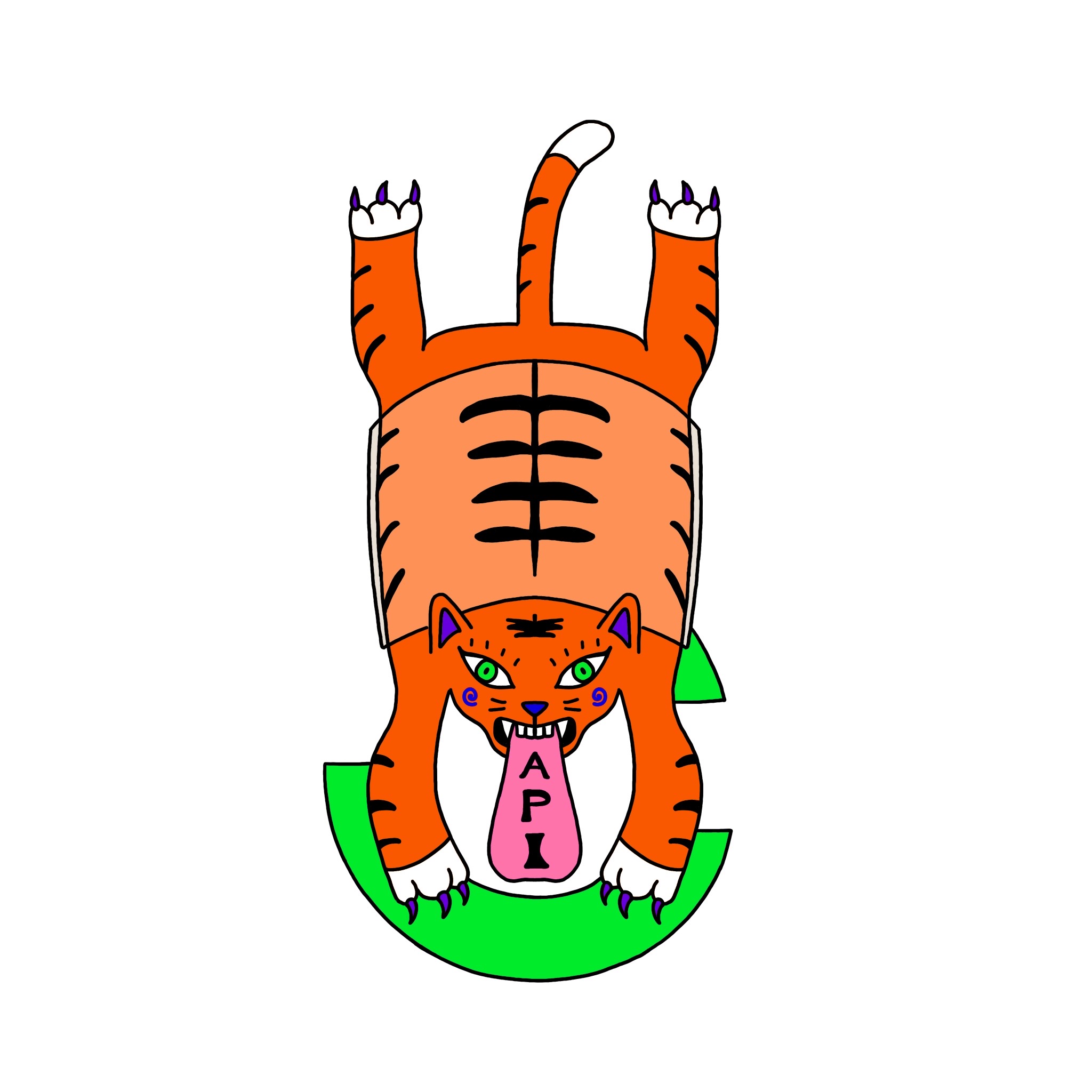 tiger sticker
